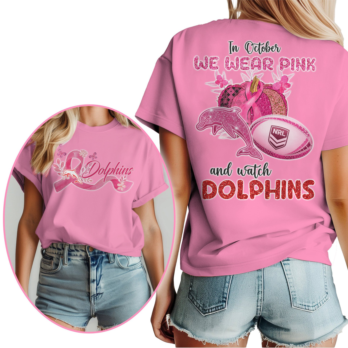 In October We Wear Pink And Watch DOL Shirt