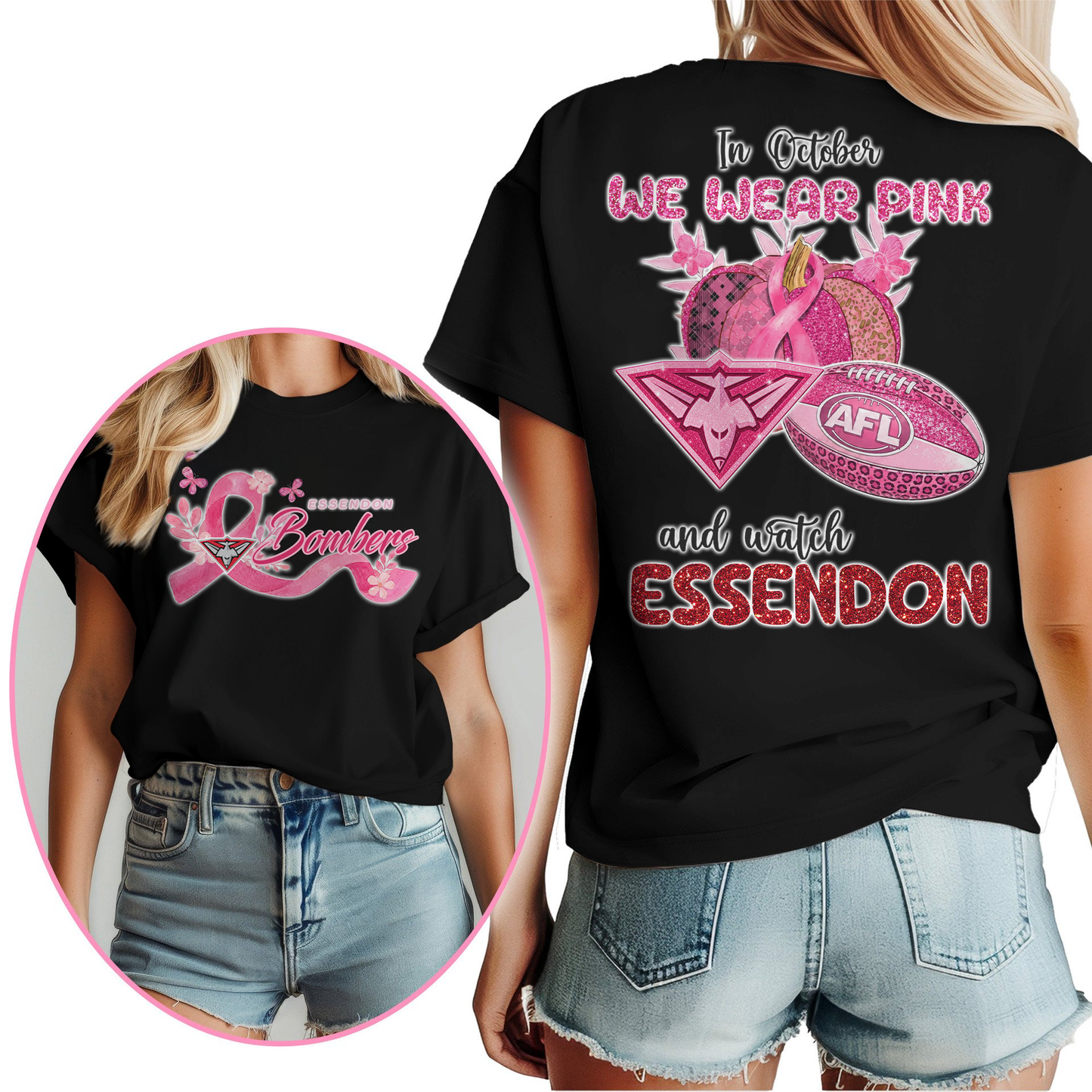 In October We Wear Pink And Watch ESS Shirt