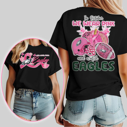 In October We Wear Pink And Watch PE Shirt  300626
