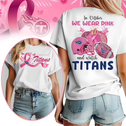 In October We Wear Pink And Watch TT Shirt  300626