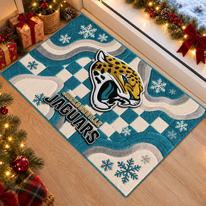 JAC x NFL Christmas Doormat