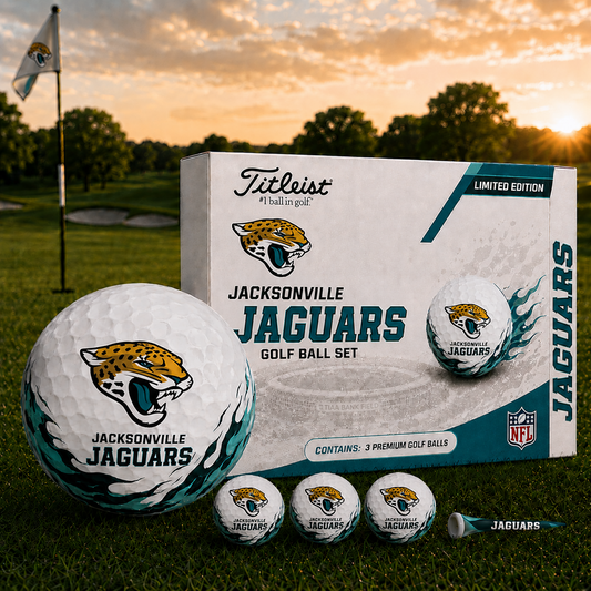 JAC x NFL Inspired Golf Ball Set – 3 Premium Golf Balls