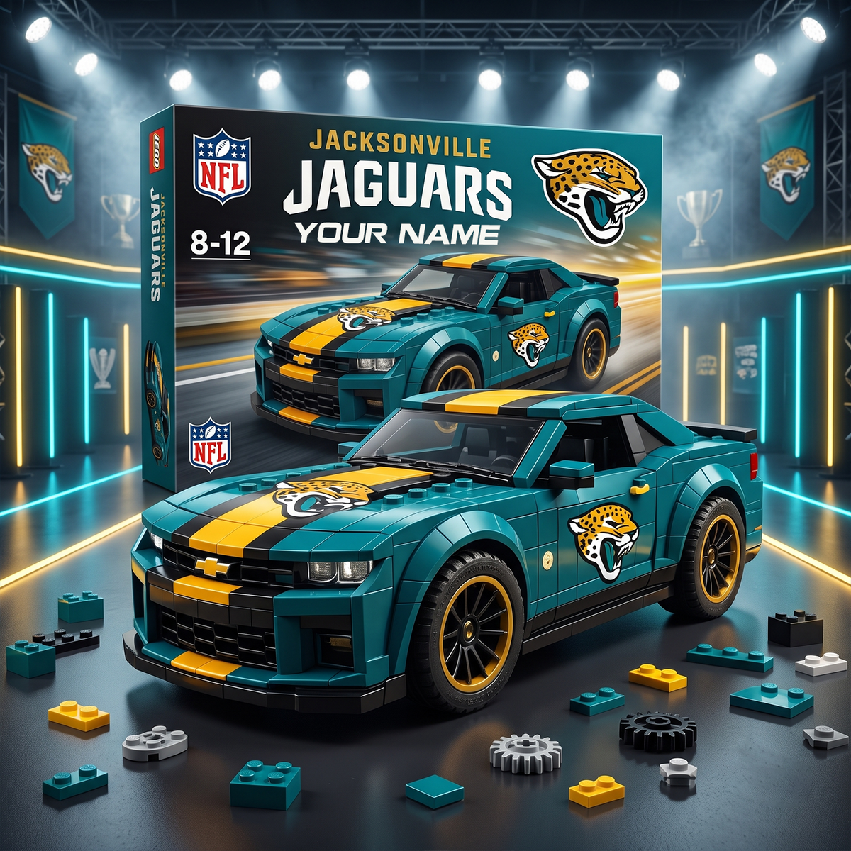 JAX x NFL Football Team Camaro Z28 V2