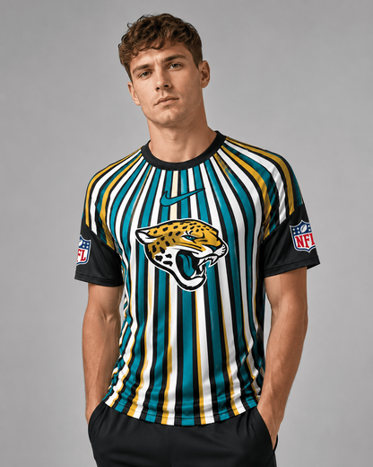 JJ Premium NFL Men’s Athletic Vertical Stripe T-Shirt