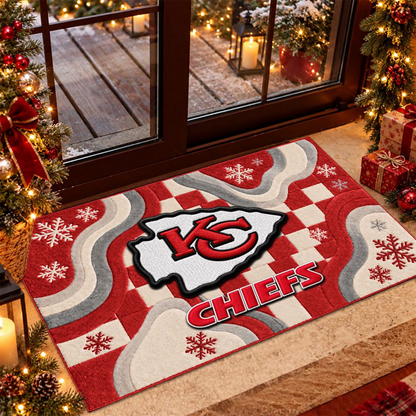 KC x NFL Christmas Doormat