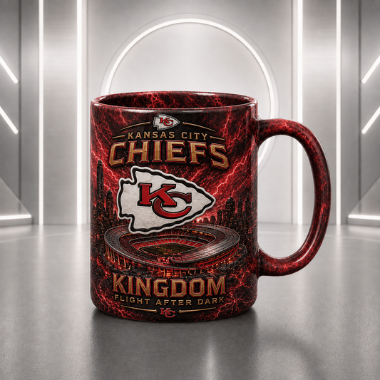 KCC Halloween Football Mug – The Frozen Cornfield Spooky Fan Gift DDT