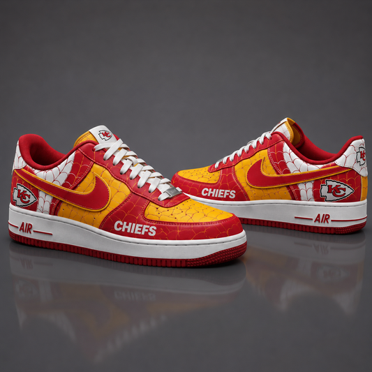 KCC NFL x Spider Premium AF1 Sneakers Limited Edition Gift for Football Fans