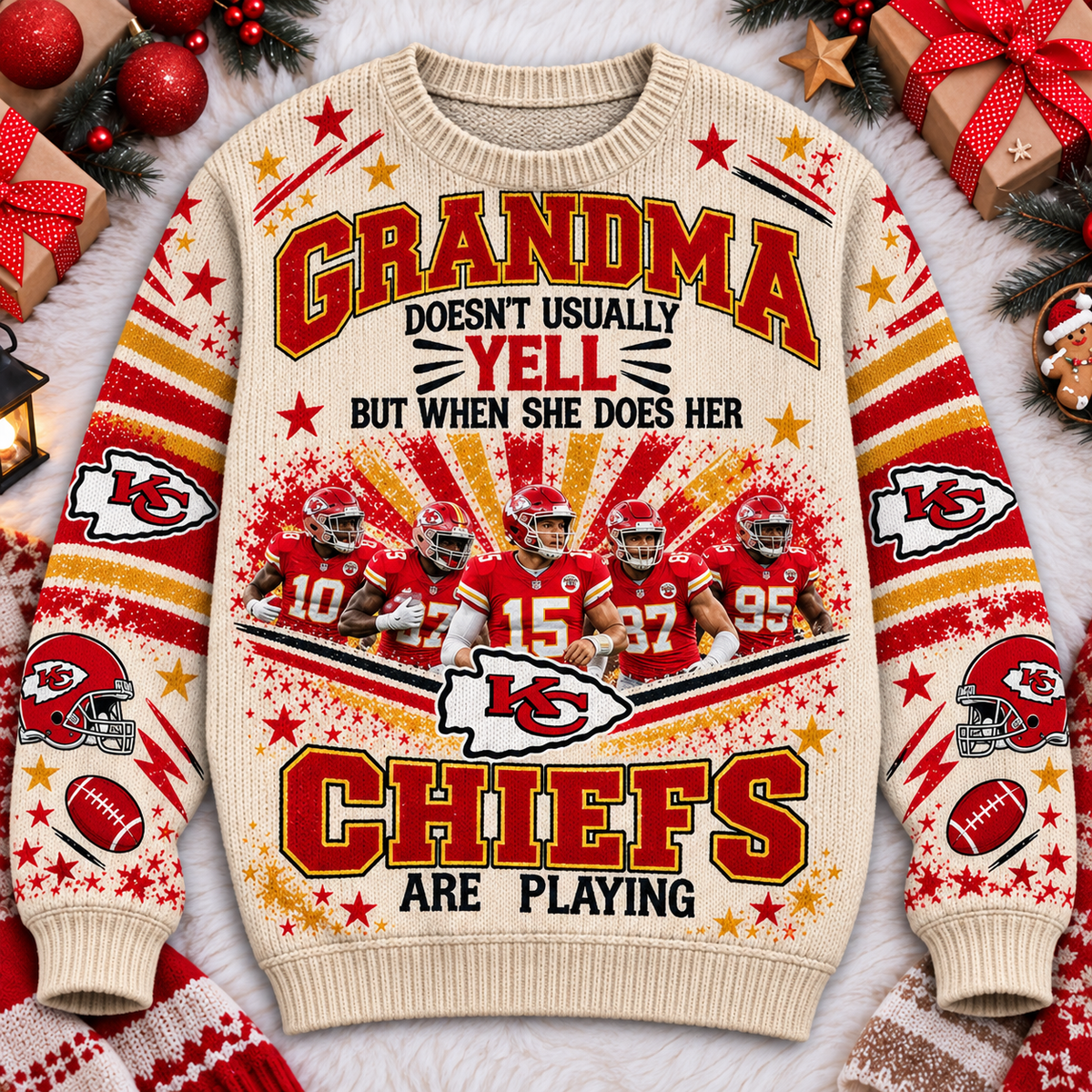 KCC x NFL Premium V2 Ugly Sweater