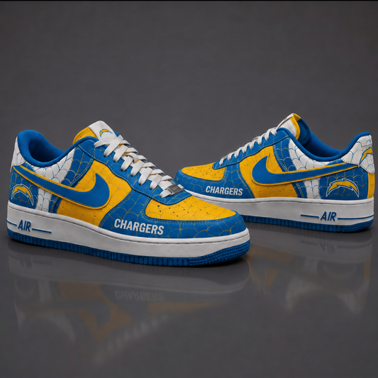 LAC NFL x Spider Premium AF1 Sneakers Limited Edition Gift for Football Fans