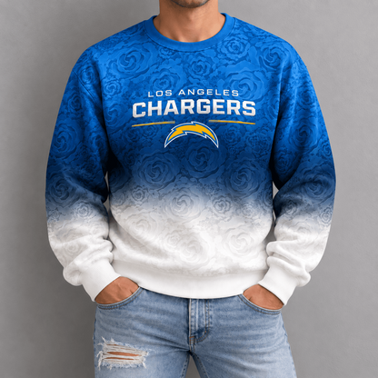 LAC x NFL Embossed Rose Ombre Sweatshirt