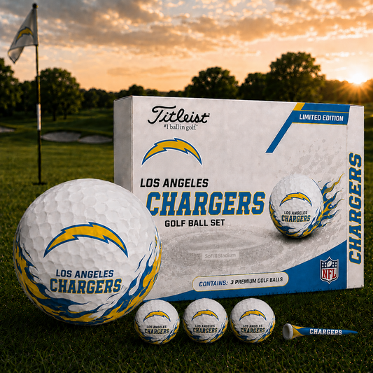 LAC x NFL Inspired Golf Ball Set – 3 Premium Golf Balls