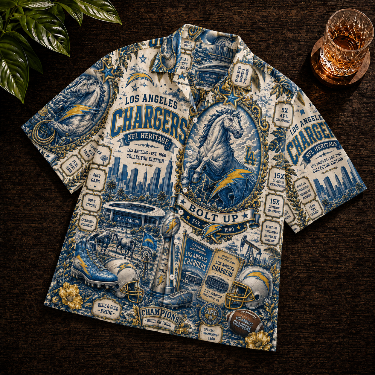 LAC x NFL Premium Chemise Shirt