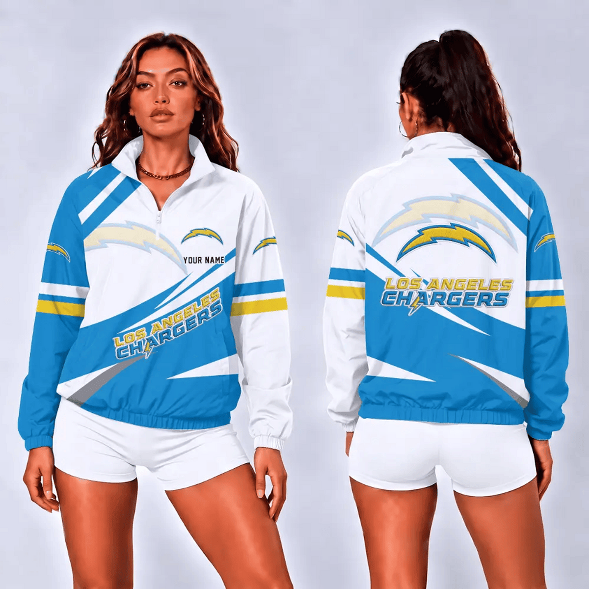LAC x NFL Retro Colorblock Quarter Zip Jacket