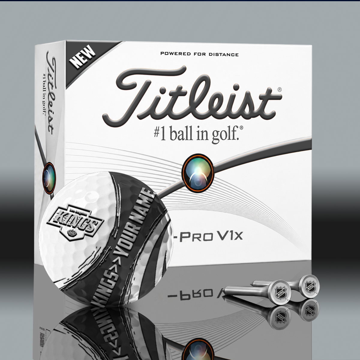 LAK x NHL PERSONALIZED GOLF BALL LIMITED EDITION