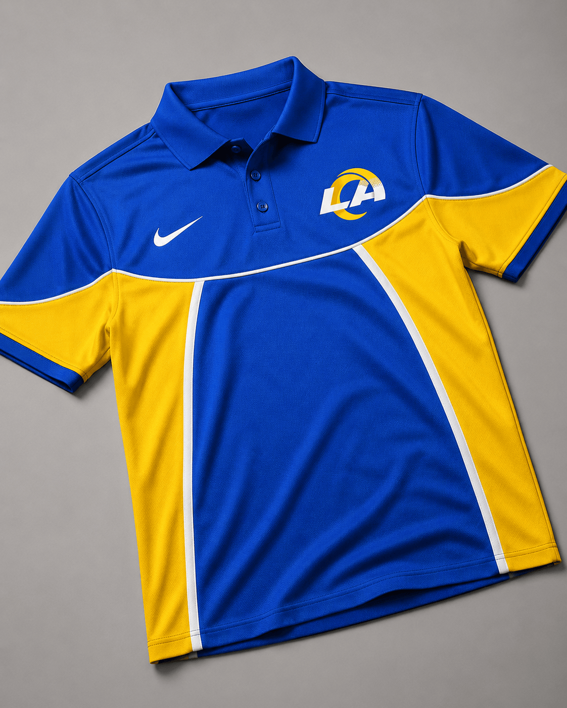 LAR Premium NFL Personalized Sports Style Polo Shirt