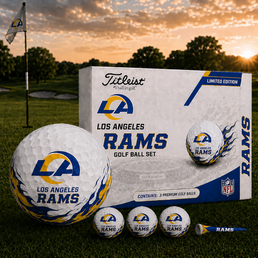 LAR x NFL Inspired Golf Ball Set – 3 Premium Golf Balls