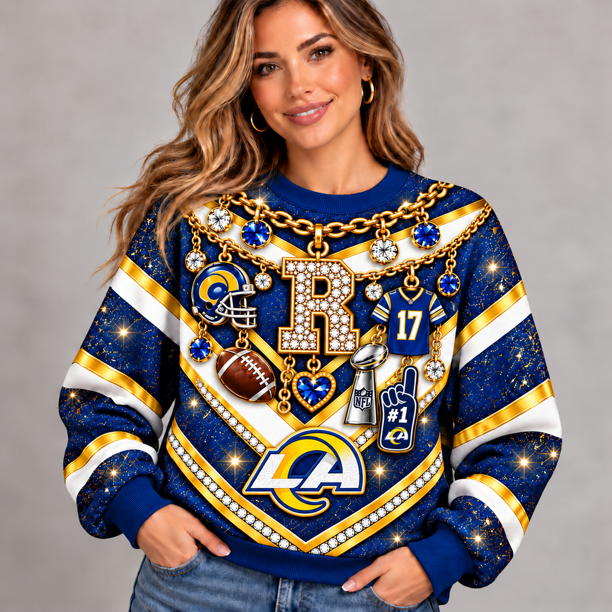 LAR x NFL Luxury Bling Sweatshirt