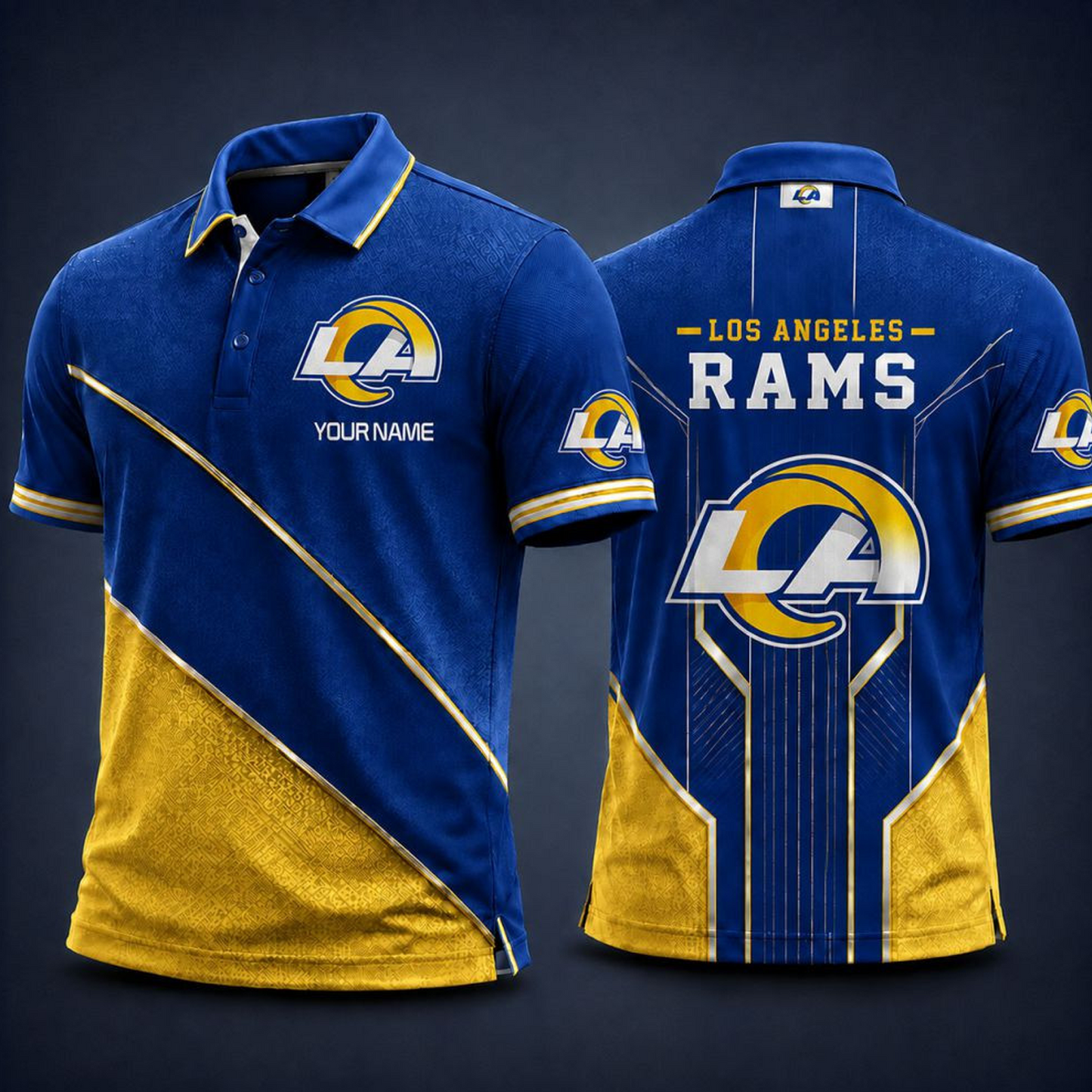 LAR x NFL Premium Polo Shirt
