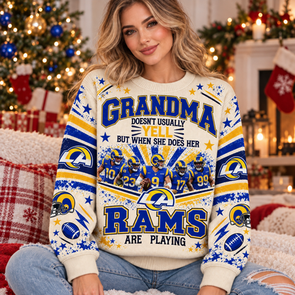 LAR x NFL Premium V2 Ugly Sweater