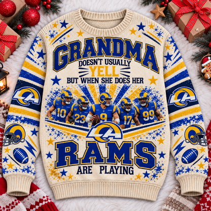 LAR x NFL Premium V2 Ugly Sweater
