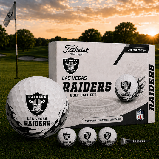 LV x NFL Inspired Golf Ball Set – 3 Premium Golf Balls