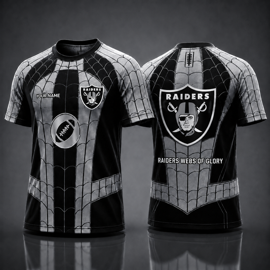 LVR NFL x Spider Personalized T-Shirt – Premium Limited Edition Gift for Football Fans