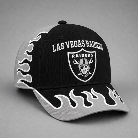 LVR Premium NFL Flame Curved Brim Baseball Cap