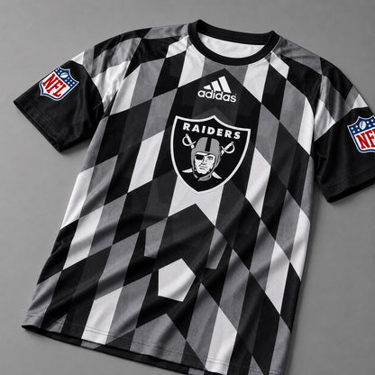 LVR x NFL Premium Geometric Fan Performance T-Shirt