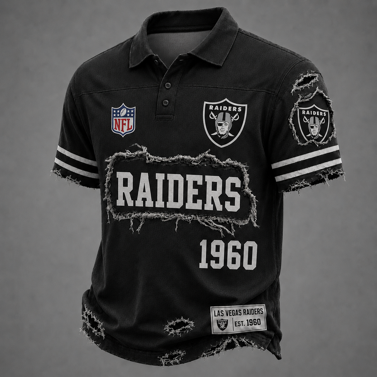 LV x NFL LUXURY V-Neck T-Shirt 3005 DatND DVT