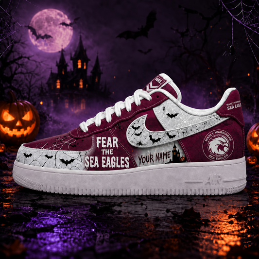 MAN Premium NRL Fear The Team Halloween AF1 Sneakers