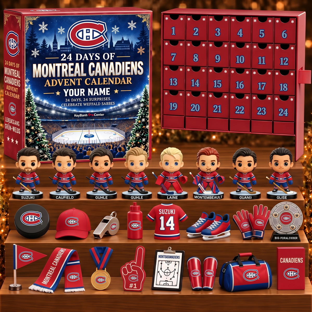 MC x NHL Game Day Premium Personalized 24 Days Of Advent Calendar