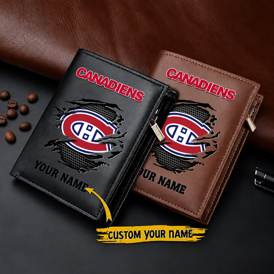 MC x NHL Men Slim Vertical Wallets New