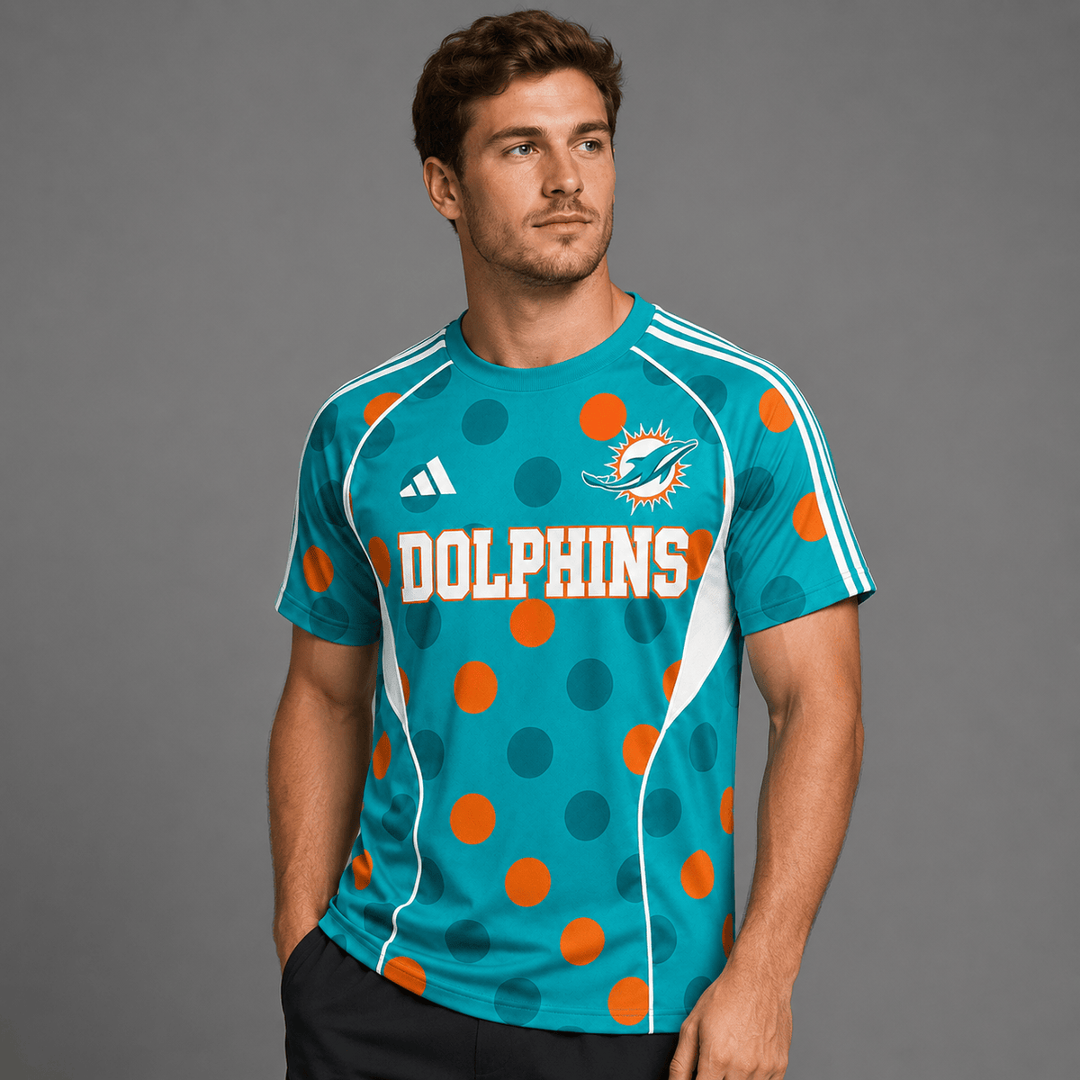 MD Premium NFL Game Day Polka Dot Sports Jersey Shirt