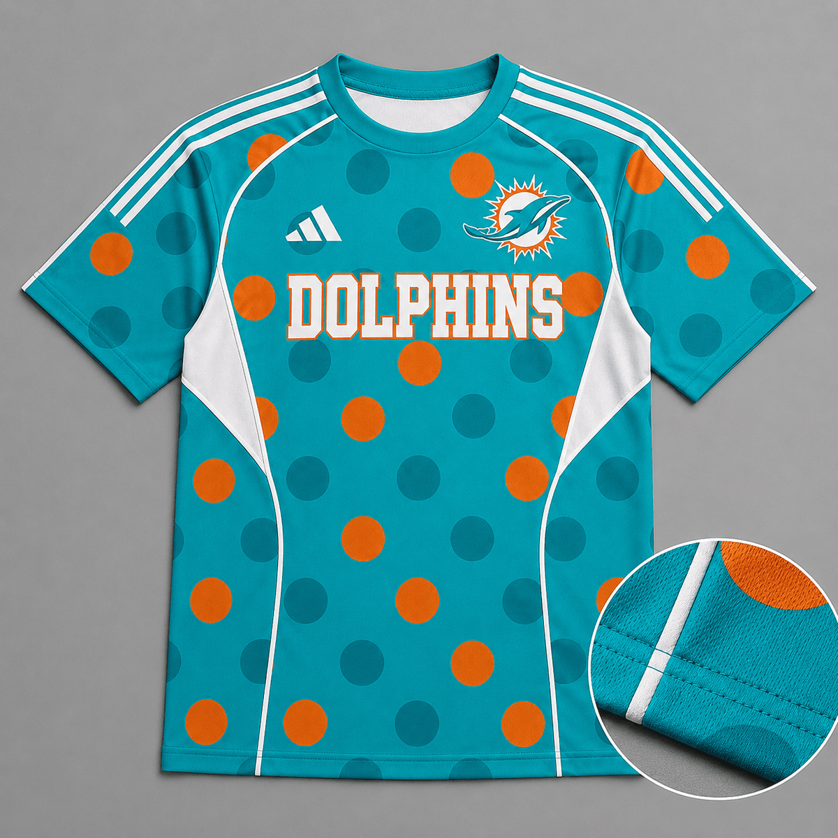 MD Premium NFL Game Day Polka Dot Sports Jersey Shirt