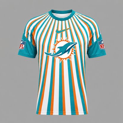 MD Premium NFL Men’s Athletic Vertical Stripe T-Shirt