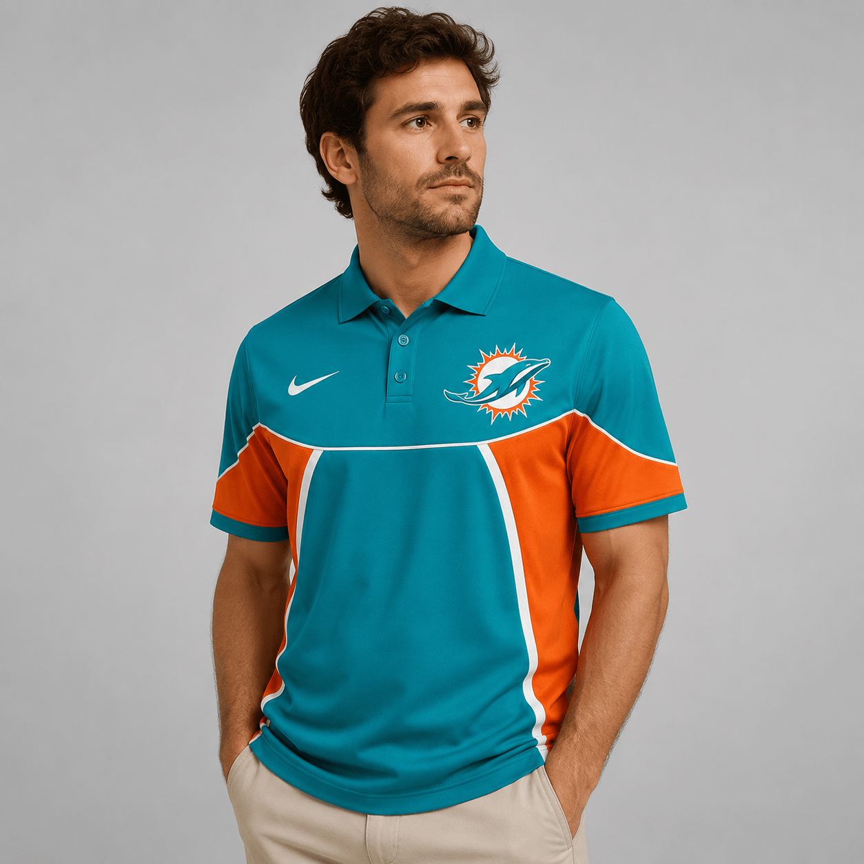 MD Premium NFL Personalized Sports Style Polo Shirt