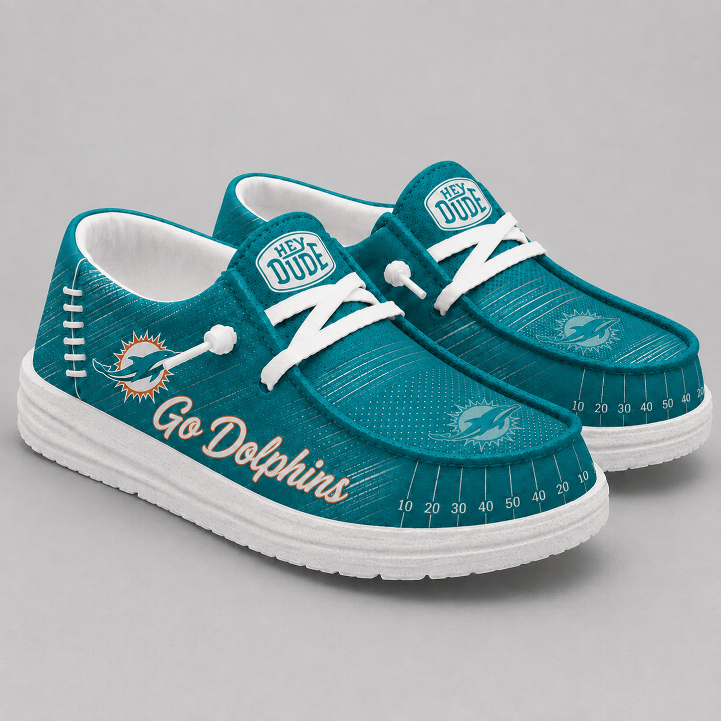 MIA Premium NFL Football Field Fan Loafer Shoes