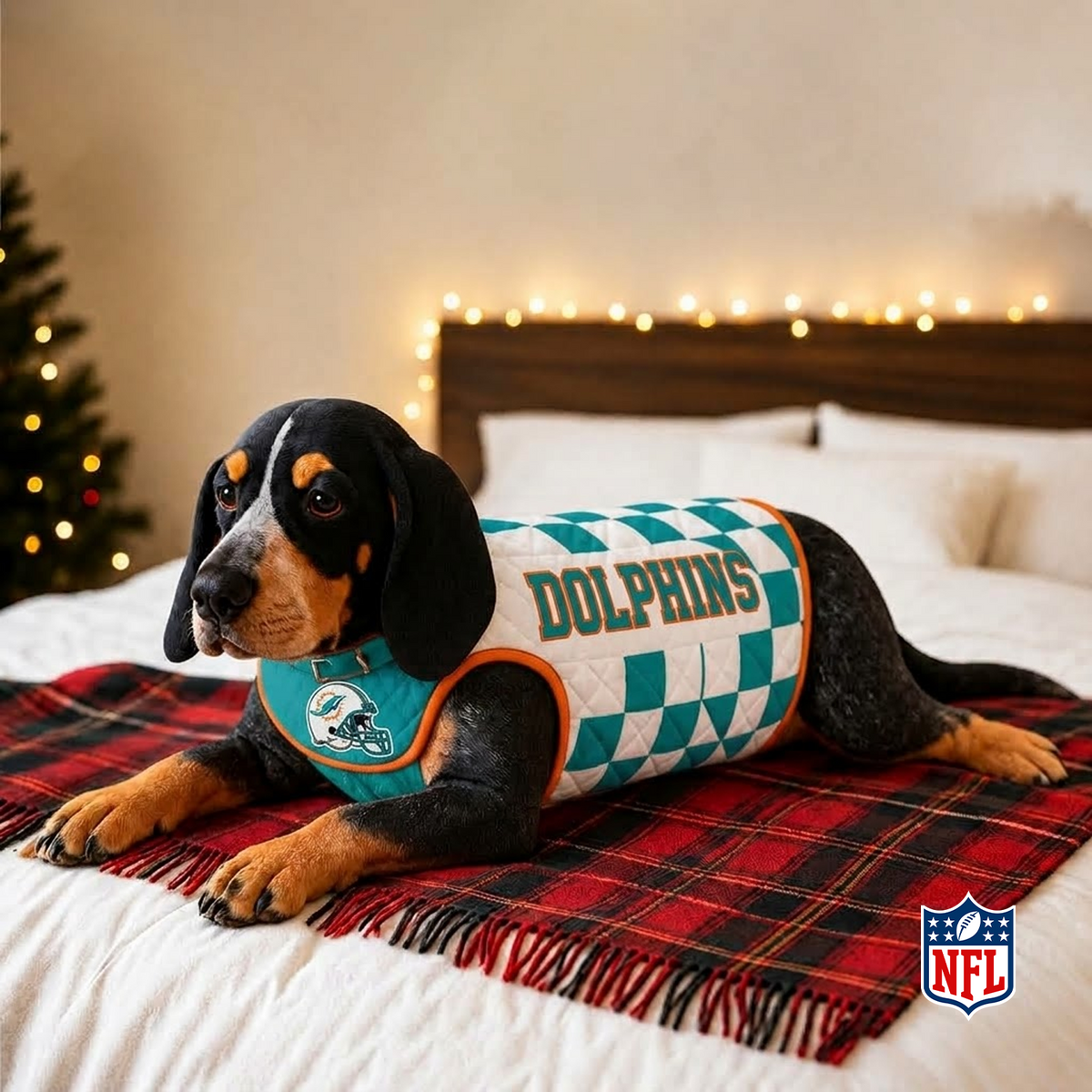 MIA x NFL LUXURIOUS PLUSH PILLOW