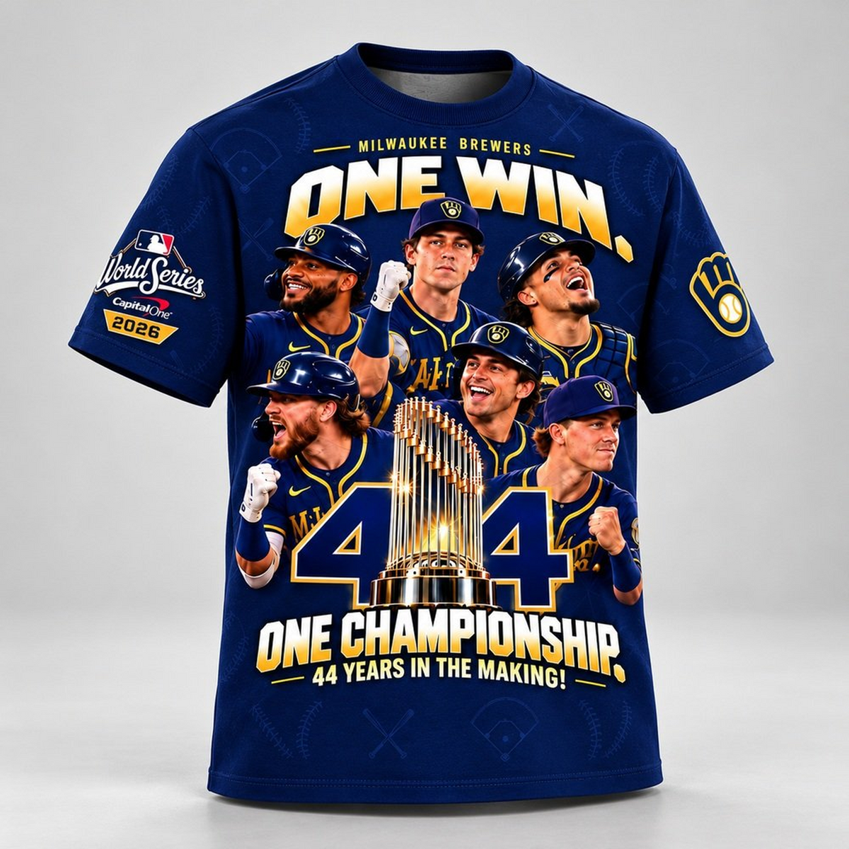 MIL x MLB Champion World Series 2026 3D Shirt V1