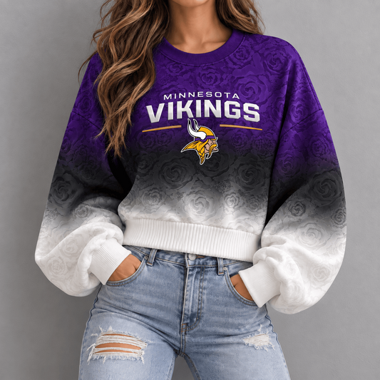 MIN x NFL Embossed Rose Ombre Sweatshirt