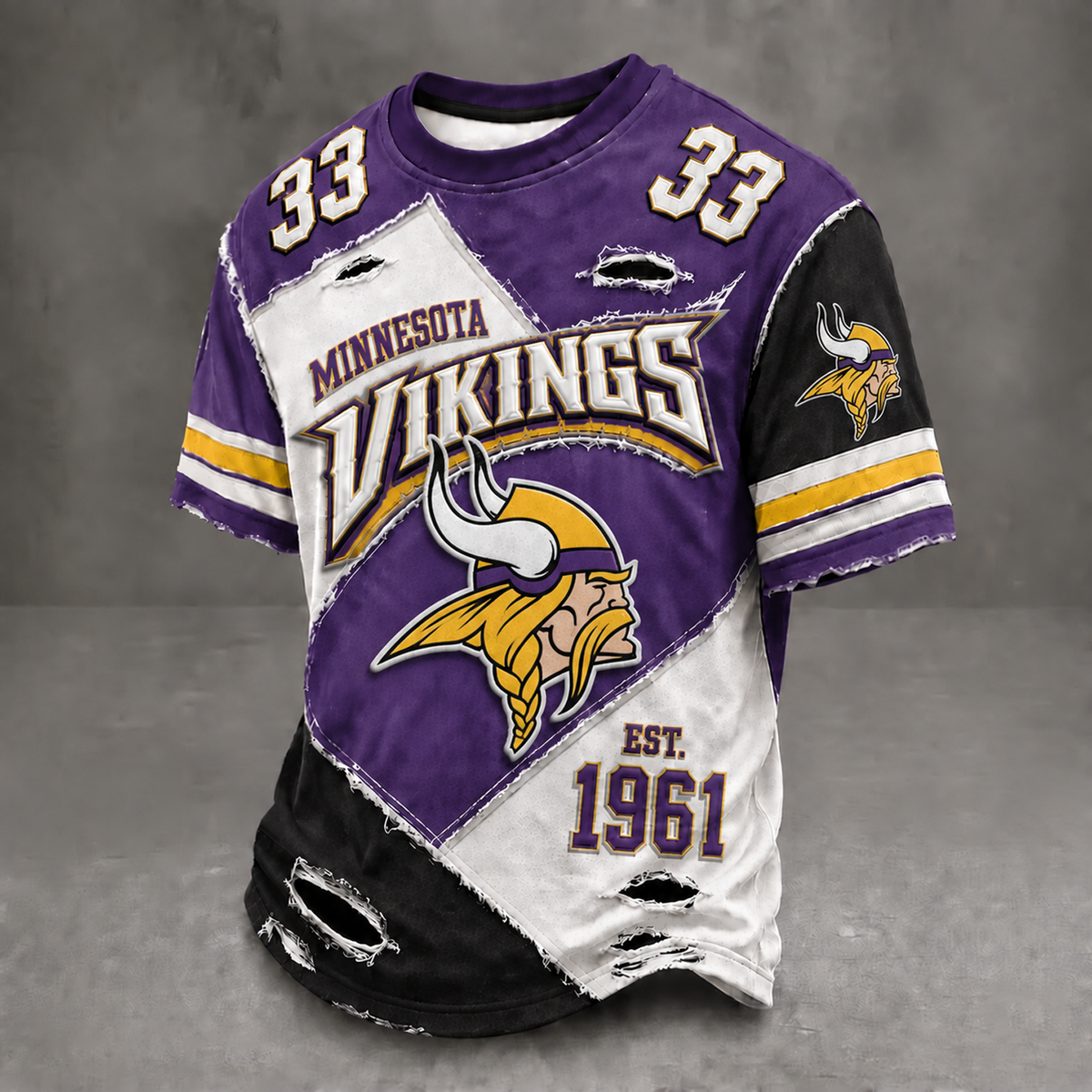 MIN x NFL Men's Professional Football Style Shirt