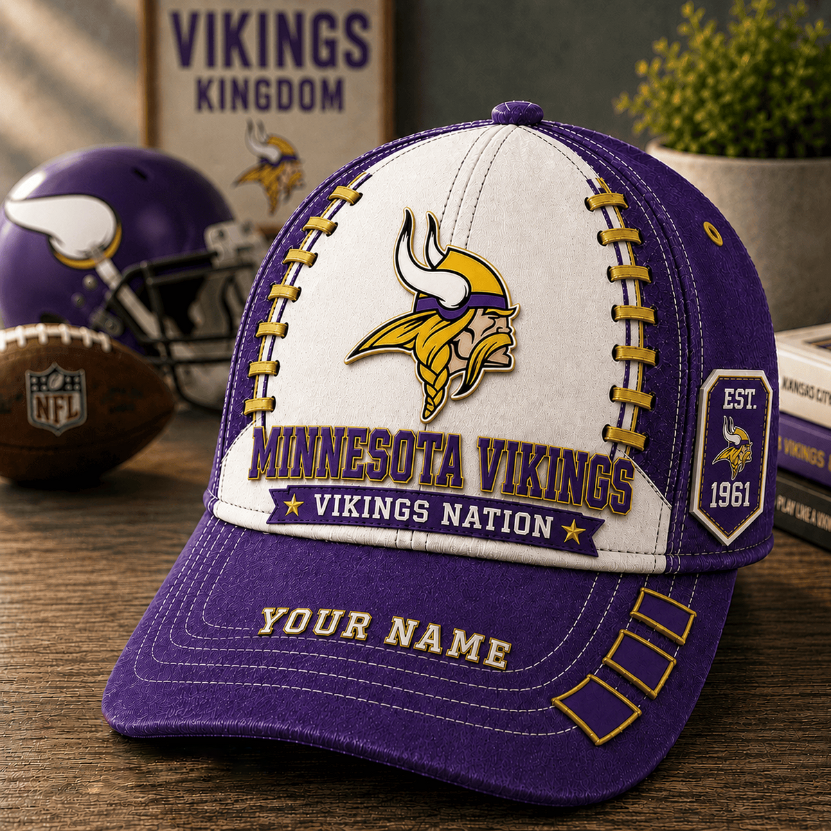 MIN x NFL Personalized Classic Cap