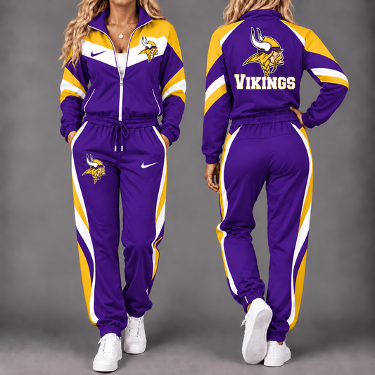 MIN x NFL Team Pride Waterproof Windbreaker Zip-Up Tracksuit Set