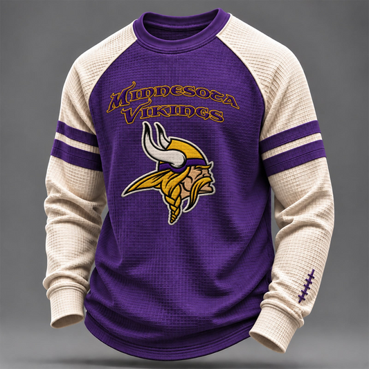 MIN x NFL Waffle Sweatshirt