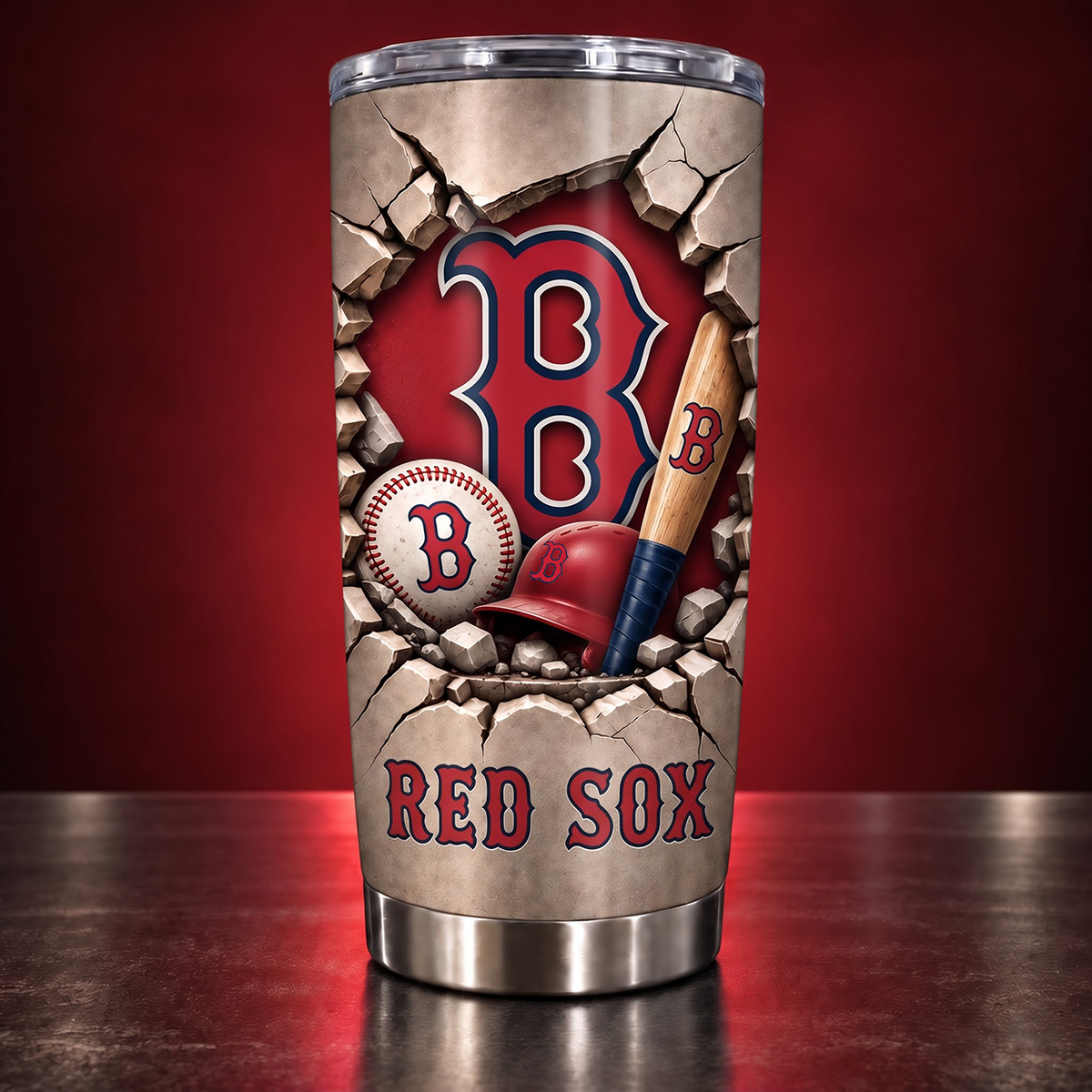 MLB x BOS Football Tumbler