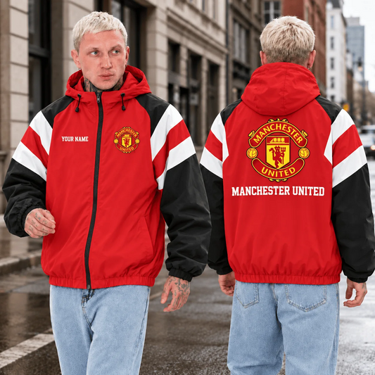 MUN x EPL Outdoor Jacket Custom Name For Fan