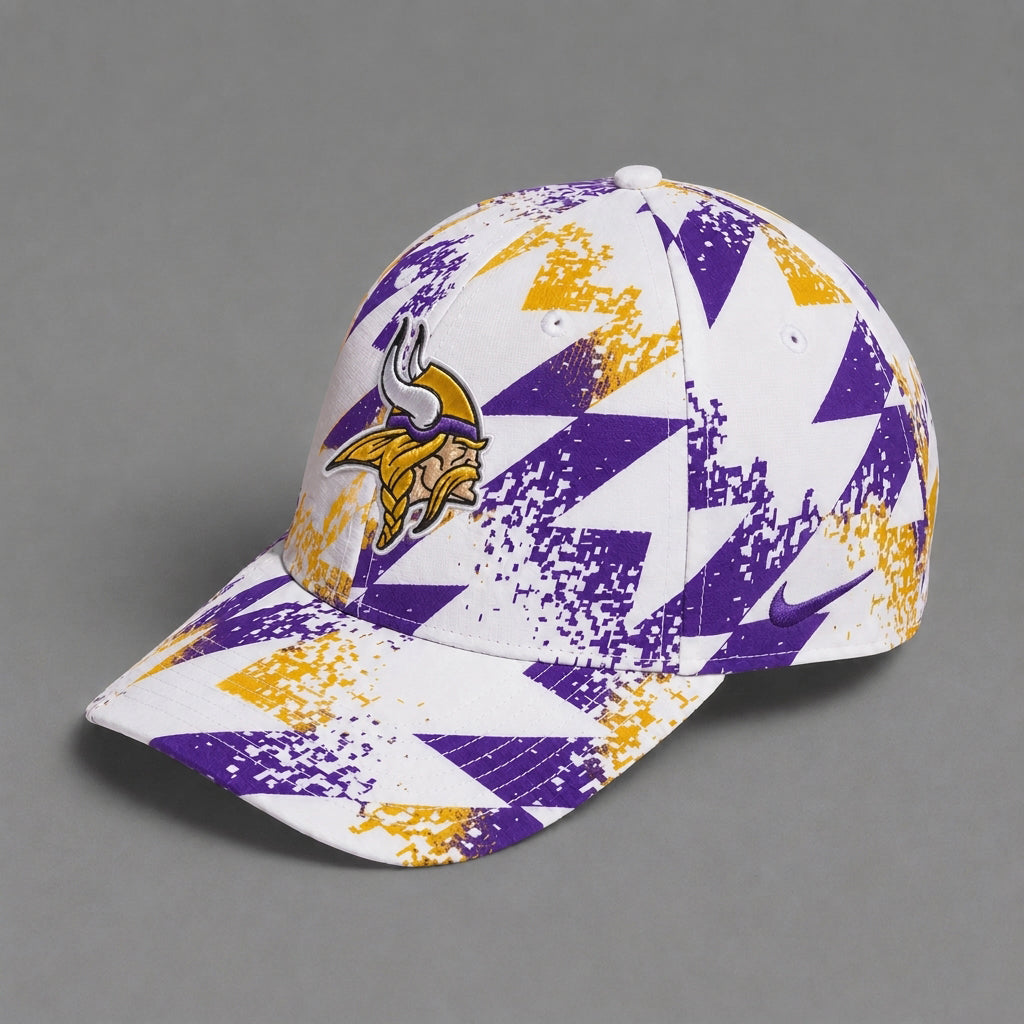 MV x NFL Premium Sports Fan Geometric Pattern Baseball Cap