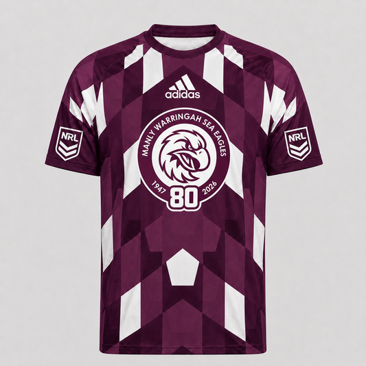 MWSE x NRL Premium Geometric Fan Performance T-Shirt