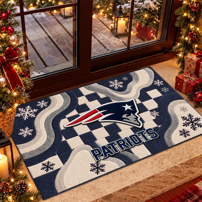 NE x NFL Christmas Doormat