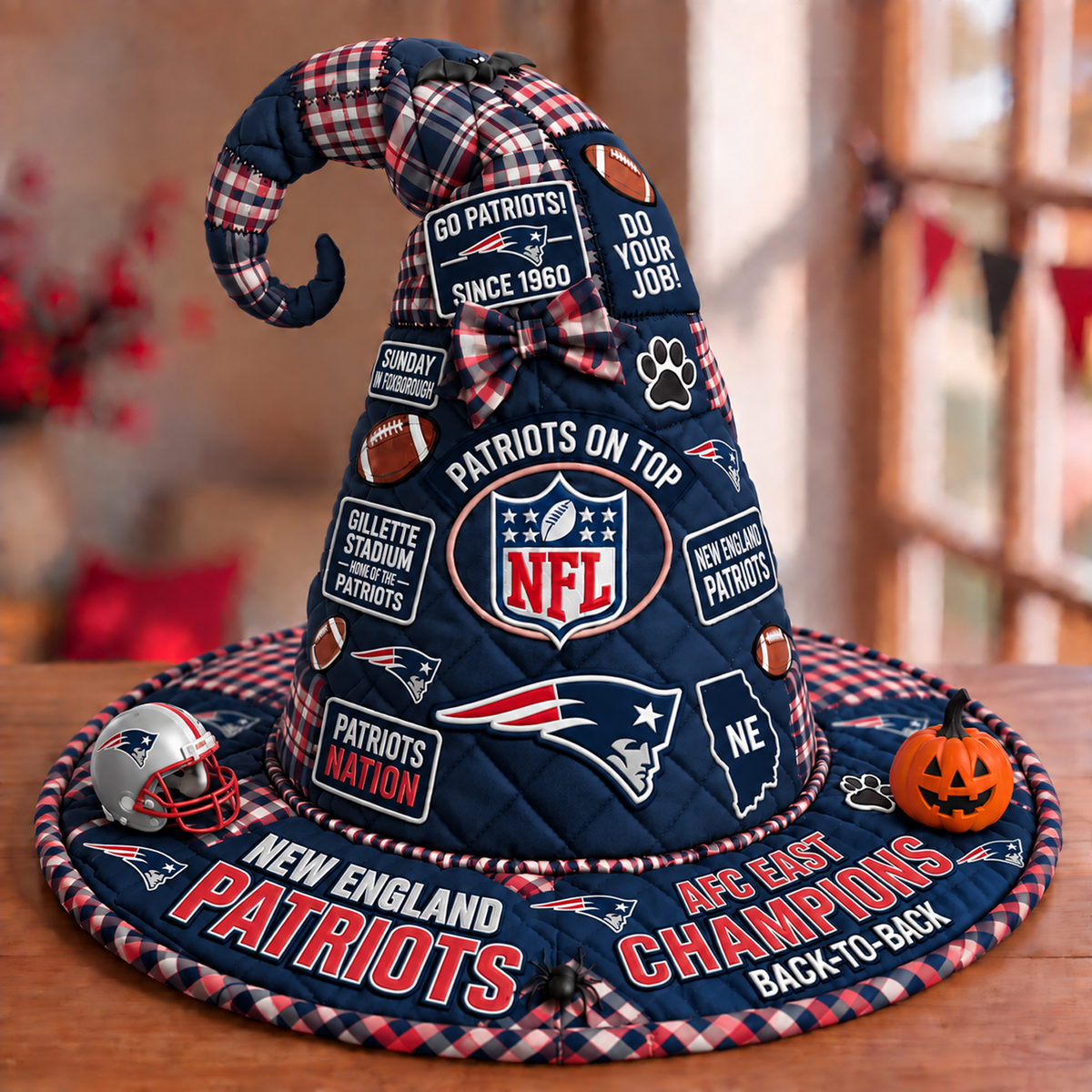 NE x NFL Quilted Witch Hat